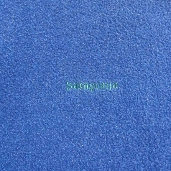 Vintage Patagonia Capilene Fleece Quarter Zip Pullover Men’s XL 90s Navy Blue - Picture 5 of 5